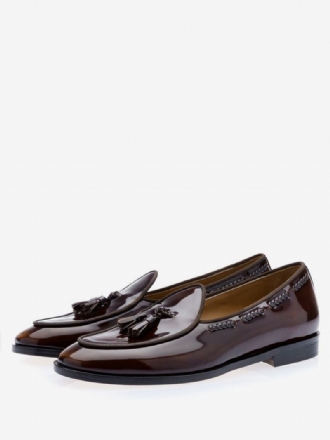 Menns Herre Dusk Loafer Prom Party Bryllup Sko Slip On